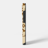 Coque Pour iPhone 14 Plus Impression d'animal de léopard guépard Nom cursif  (Côté gauche)