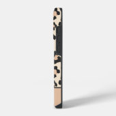 Coque Pour iPhone 14 Plus Impression d'animal de léopard guépard Nom cursif  (Côté gauche)