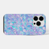 Coque Pour iPhone 14 Plus Iridescente Opal Glass Cabochons (Verso Horizontal)