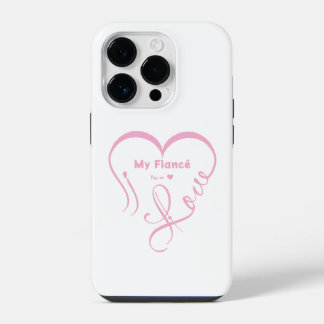 Coque Pour iPhone 14 Plus J'aime mon fiancé • Vous = ♥ 🫳🏻💍