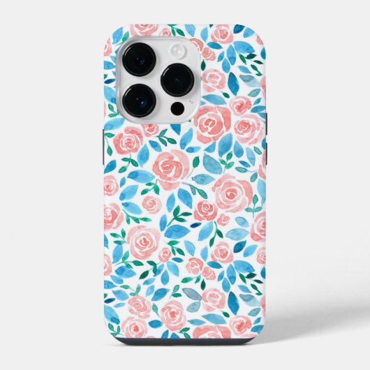 Coque Pour iPhone 14 Plus Jardin de roses 2 (Verso)