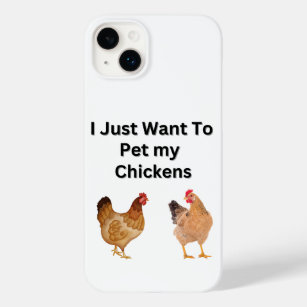 Coque Pour iPhone 14 Plus Je veux juste mettre mes poulets. drôle, humour