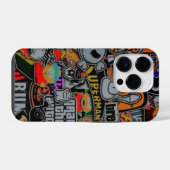 Coque Pour iPhone 14 Plus Jeu de graffitis (Verso Horizontal)