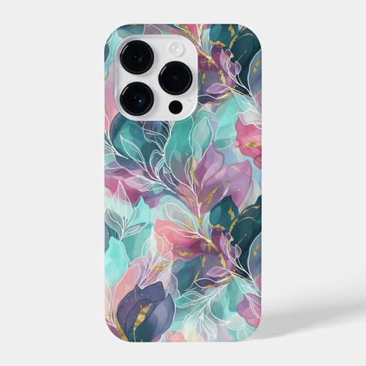 Coque Pour iPhone 14 Plus Jewel Tone Floral (Verso)