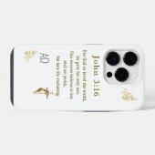 Coque Pour iPhone 14 Plus John 3:16 (Verso Horizontal)