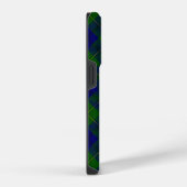 Coque Pour iPhone 14 Plus Johnstone tartan bleu vert plaid (Côté droit)