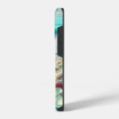 Coque Pour iPhone 14 Plus Jolie plage Ocean avec verre de mer (Côté gauche)