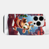 Coque Pour iPhone 14 Plus Jolly Reindeer 3D (Verso Horizontal)