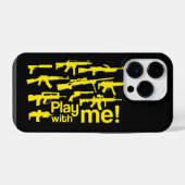 Coque Pour iPhone 14 Plus Joue avec moi ! (Verso Horizontal)