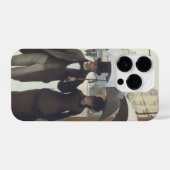 Coque Pour iPhone 14 Plus Jour de la pluie dans Paris Street (Verso Horizontal)