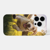 Coque Pour iPhone 14 Plus Joyeux Labrador Puppy Running (Verso Horizontal)