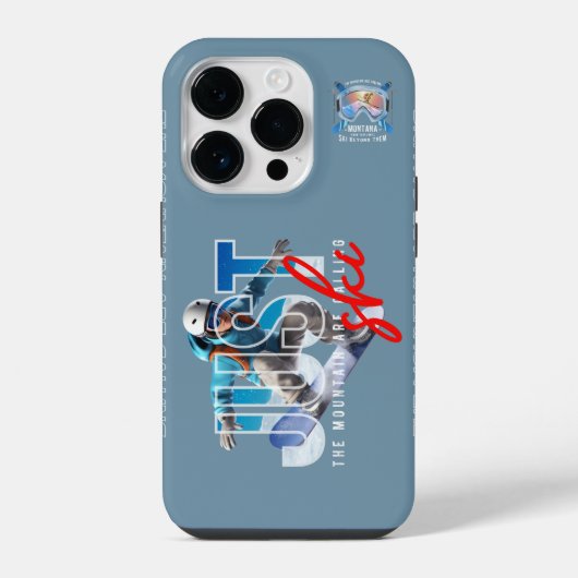 Coque Pour iPhone 14 Plus Just Ski | (Verso)