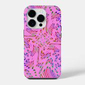 Coque Pour iPhone 14 Plus Kaleidoscope rose (Verso)