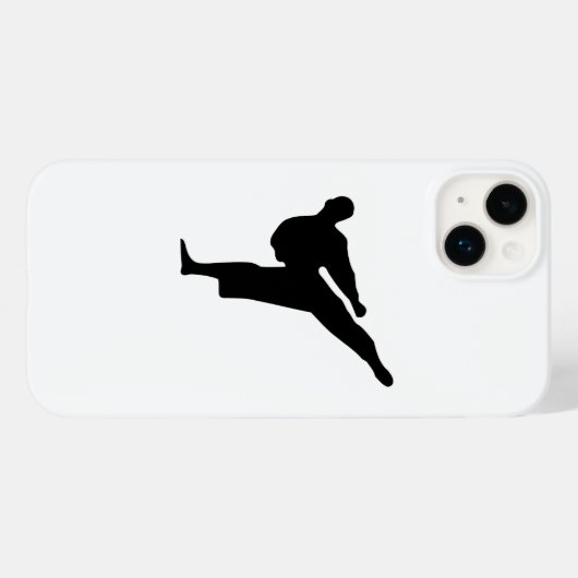 Coque Pour iPhone 14 Plus Kickboxing - Karate coque iphone (Verso (horizontal))