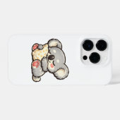 Coque Pour iPhone 14 Plus Koala Mignon Endormi avec Oreiller (Verso Horizontal)