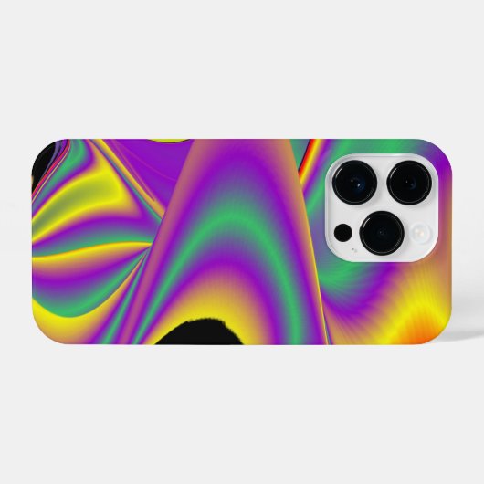 Coque Pour iPhone 14 Plus La magie des couleurs Abstrait Rainbowart 3D (Verso Horizontal)