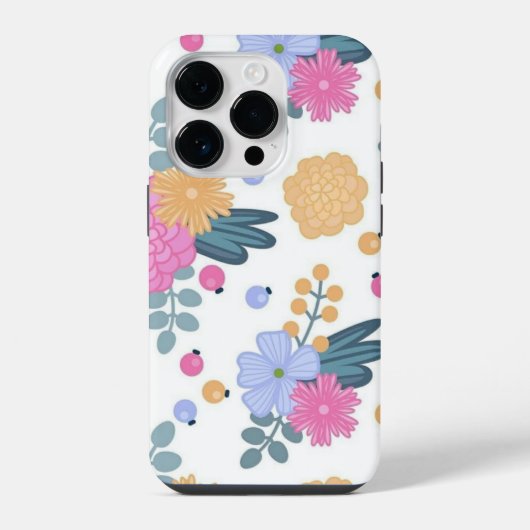Coque Pour iPhone 14 Plus L'art floral (Verso)