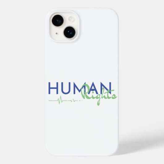 Coque Pour iPhone 14 Plus Lifeline to Human Rights iPhone / coque ipad (Verso)