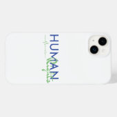 Coque Pour iPhone 14 Plus Lifeline to Human Rights iPhone / coque ipad (Verso (horizontal))