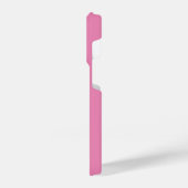 Coque Pour iPhone 14 Plus Logo d'entreprise rose personnalisé (Côté gauche)