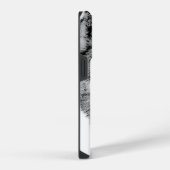 Coque Pour iPhone 14 Plus Loup noir et blanc (Côté droit)