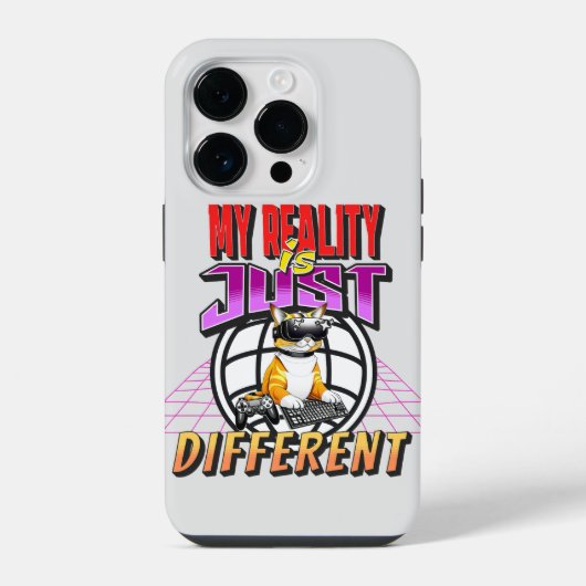 COQUE POUR iPhone 14 PLUS MA RÉALITÉ EST JUSTE DIFFÉRENTE ! (Verso)