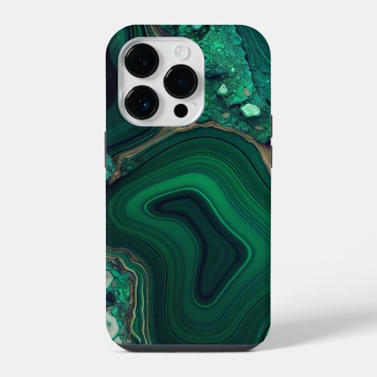 Coque Pour iPhone 14 Plus Malachite Cu6CO3(OH)2 (Verso)