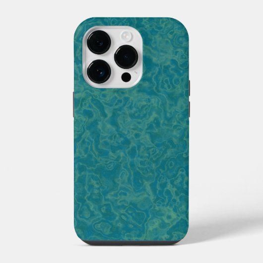 Coque Pour iPhone 14 Plus Marbre turquoise (Verso)