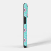 Coque Pour iPhone 14 Plus Memphis Polka Hoops (Côté droit)