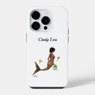 Coque Pour iPhone 14 Plus Mignonne Sirène Avec Boîtier De Téléphone Cellulai