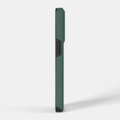 Coque Pour iPhone 14 Plus Moins moderne typographie monogramme vert sauge (Côté droit)