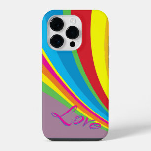 Coque Pour iPhone 14 Plus Mois de la fierté - Amour arc-en-ciel