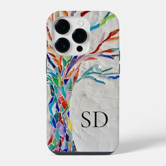 Coque Pour iPhone 14 Plus Monogramme Botanique (Verso)