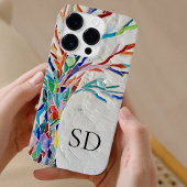Coque Pour iPhone 14 Plus Monogramme Botanique