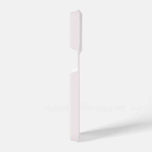 Coque Pour iPhone 14 Plus Monogramme moderne Blush Pink Gold Script (Côté droit)