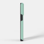 Coque Pour iPhone 14 Plus Monogramme rustique bleu Turquoise (Côté droit)