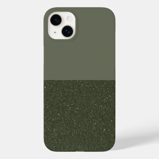 Coque Pour iPhone 14 Plus Moss Green Split iPhone 14 Plus Coque - Personnali (Verso)