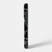 Coque Pour iPhone 14 Plus Motif d'acier de construction (Côté gauche)