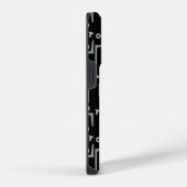 Coque Pour iPhone 14 Plus Motif d'acier de construction (Côté droit)