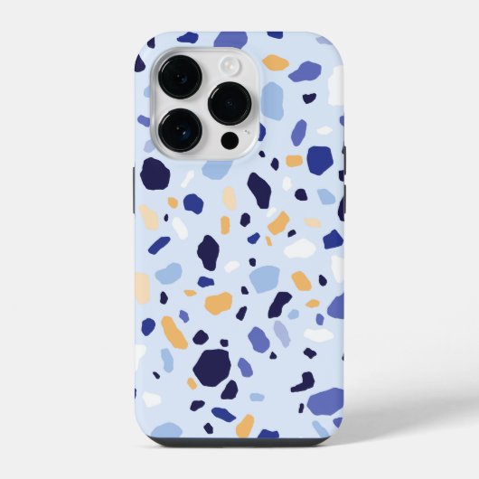 Coque Pour iPhone 14 Plus Motif de texture moderne Terrazzo Stone (Verso)