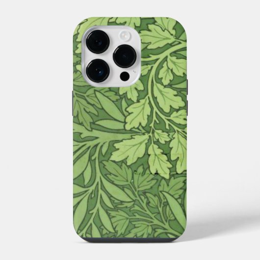 Coque Pour iPhone 14 Plus motif de William Morris, Feuillage, (Verso)