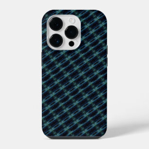 Coque Pour iPhone 14 Plus Motif Étoiles Arc-en-Ciel Bleu Vert