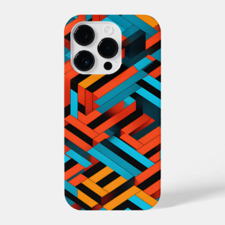 Coque Pour iPhone 14 Plus motif géométrique 3D dynamique 1