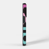 Coque Pour iPhone 14 Plus Motif géométrique hexagonal (Côté droit)
