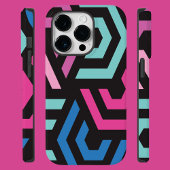 Coque Pour iPhone 14 Plus Motif géométrique hexagonal