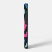 Coque Pour iPhone 14 Plus Motif géométrique hexagonal (Côté gauche)