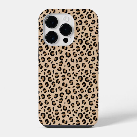 Coque Pour iPhone 14 Plus motif léopard guépard funky (Verso)
