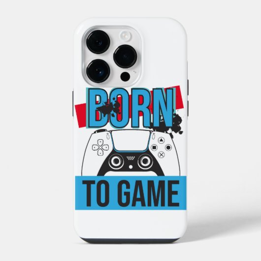 COQUE POUR iPhone 14 PLUS NÉE AU JEU AVEC MA CONSOLE (Verso)