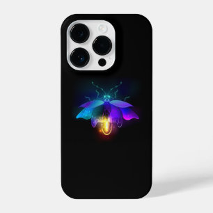 Coque Pour iPhone 14 Plus Neon Firefly sur noir