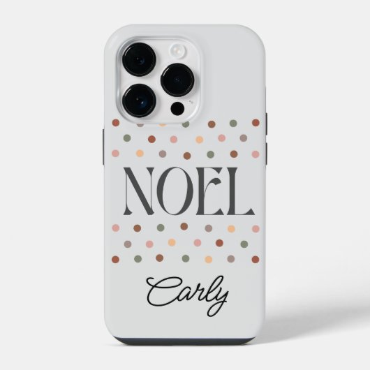 Coque Pour iPhone 14 Plus Noël Boho de Noël (Verso)
